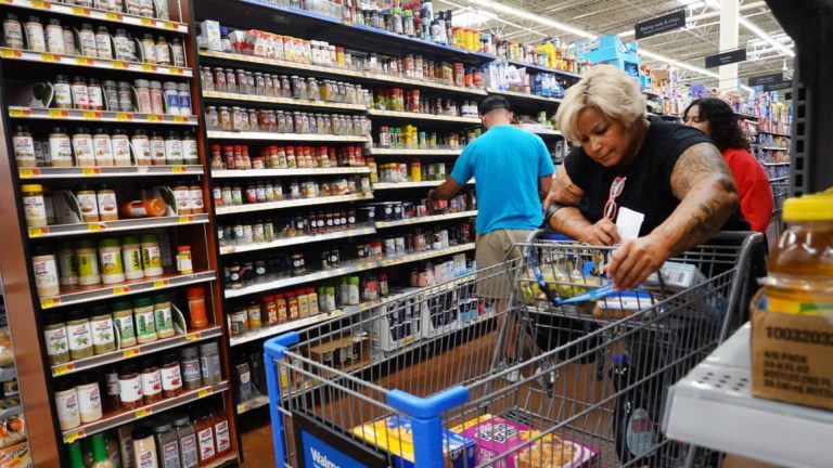 Inflation gauge rose 3.2% annually in July, less than expected