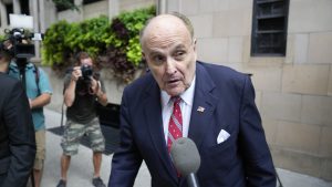 Trump campaign lawyer Rudy Giuliani lands in Atlanta to surrender in Georgia election case