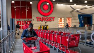 Target shares jump after retailer posts a big earnings beat, even as sales fall again