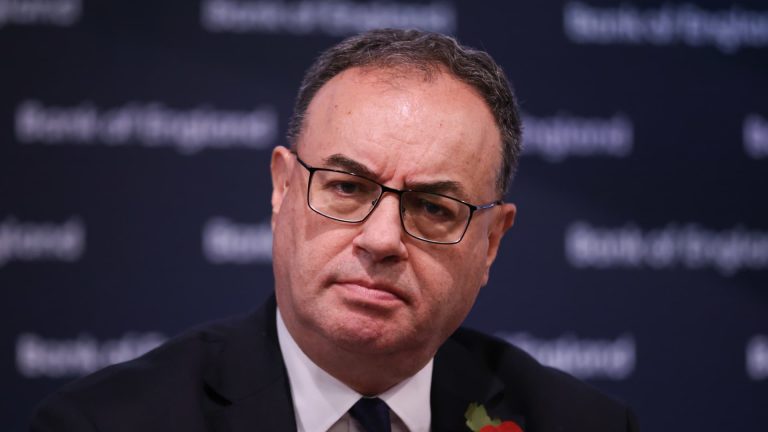 Bank of England governor says Israel-Hamas conflict poses risks to inflation fight