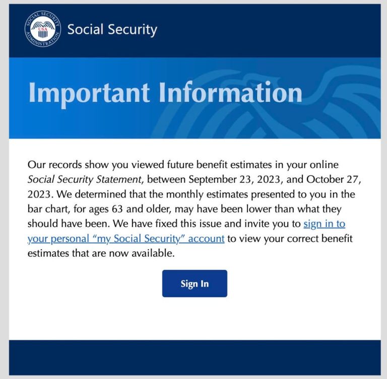 Social Security Admits Its Website Has Been Providing Crazy Estimates