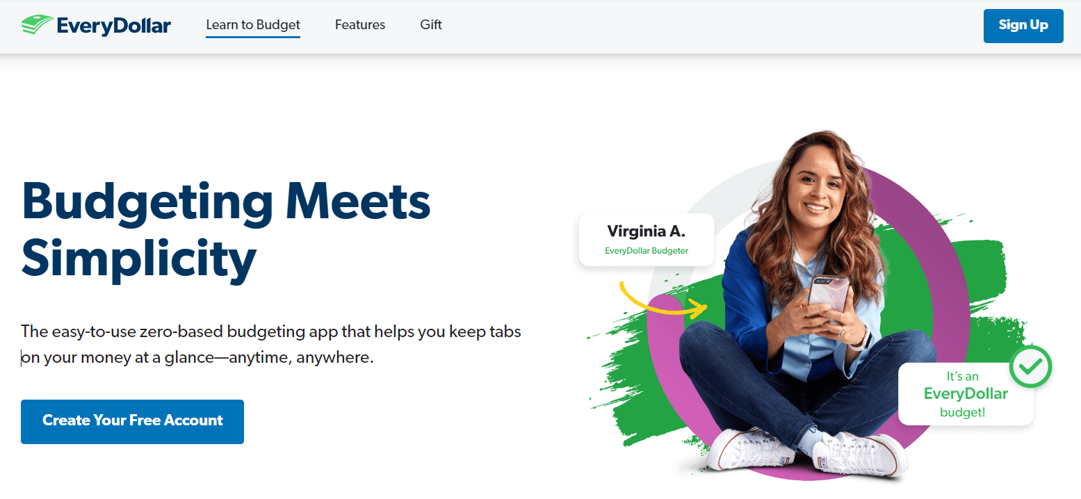 EveryDollar screenshot