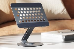 Boost Productivity With This Adjustable Stand With Port Hub for Just $100